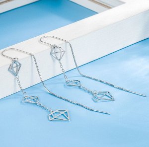 Серьги протяжки стерлинговое серебро