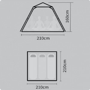 Быстросборная автоматическая палатка Xiaomi 8H Tent HAT