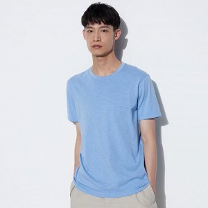 Футболка Supima Cotton с круглым вырезом, голубой