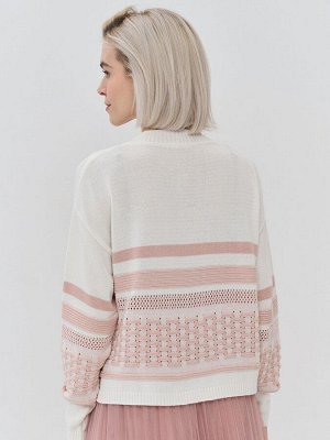 Кардиган женский 5231-1764   796/1474 молоко/пудра