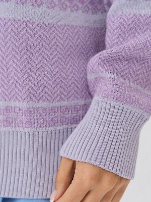 Свитер женский 9242-94080   33972/389 пыльная лаванда/св.фиалка