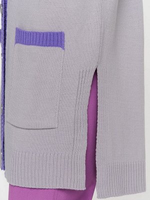 Кардиган женский 5232-1742   6100199/3661 туман/ирис