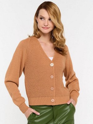 Кардиган женский 9232-91017   50437 карамель