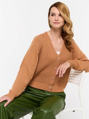 Кардиган женский 9232-91017   50437 карамель