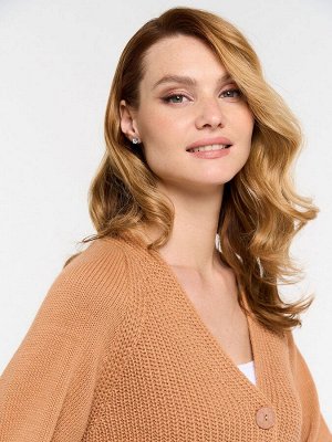 Кардиган женский 9232-91017   50437 карамель