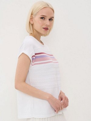 Джемпер женский 9231-94050   857/1040/9741/31592/9839 белый/орхидея/лаванда/розовый жемчуг/тёмная пудра