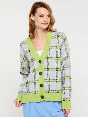 Кардиган женский 9232-91008   321/30851/02 жасминовый чай/пыльная лаванда/антрацит