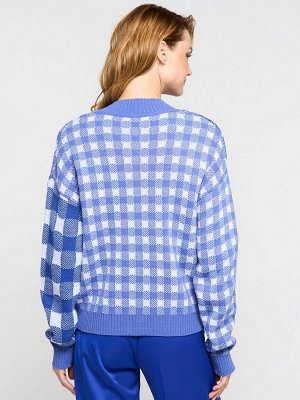 Кардиган женский 9232-91001   18-3945/501/037 звездная пыль/белый/ниагара