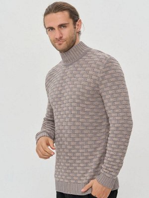 Джемпер мужской 7232-15042   6400173/800204 титаниум/какао