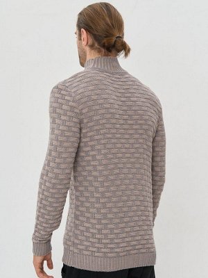 Джемпер мужской 7232-15042   6400173/800204 титаниум/какао
