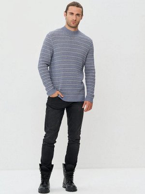 Джемпер мужской 5232-12372   256/114 св.джинс/св.бежевый