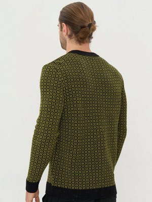 Джемпер мужской 5232-12351   25/335 синий меланж/оливка