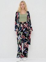 Брюки женские 5231-3748   Ш104 чёрный саванна