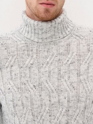 Свитер мужской 5232-12074   039 серый меланж