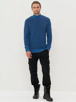 Свитер мужской 7232-15037   30854/02 св.деним/антрацит