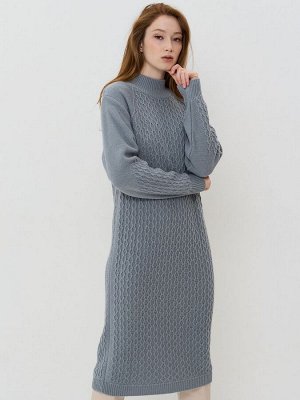 Платье женское 9232-92011   0174 стальной