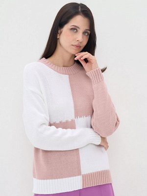 Джемпер женский 9242-94055   2200764/501 фруктовый сорбет/белый