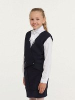Жилет для девочек 183-7114   4027 т.синий