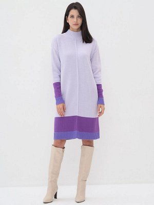 Платье женское 7232-20036   7100102/3661/7600263 пыльная лаванда/ирис/виола