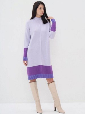 Платье женское 7232-20036   7100102/3661/7600263 пыльная лаванда/ирис/виола