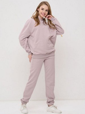 Толстовка (Худи) женская 7222-30010/5   ТФ107/К107 туман/туман