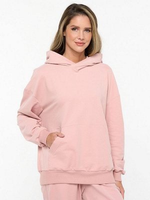 Толстовка (Худи) женская 7222-30056/6   ДФ116/К116 пудра/пудра