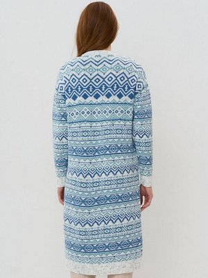 Платье женское 9232-92004   12913/4300851/30854 вечерний иней/грозовое небо/св.деним