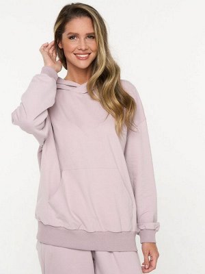 Толстовка (Худи) женская 7222-30056/2   ДФ107/К107 туман/туман