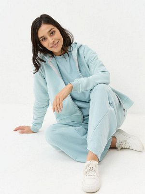 Толстовка женская 7222-30021/3   ТФ109/К109 пыльная мята/пыльная мята