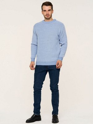 Джемпер мужской 9232-99004   3400591/3100196 зимнее утро/голубой