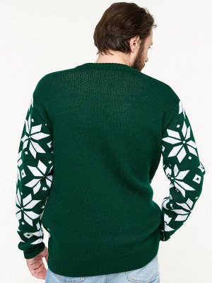 Джемпер мужской 5232-12347   292/074 тайга/белый