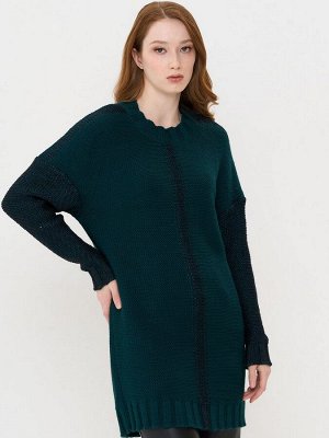 Туника женская 5232-41124   997/13185-10 морская бездна/изумруд