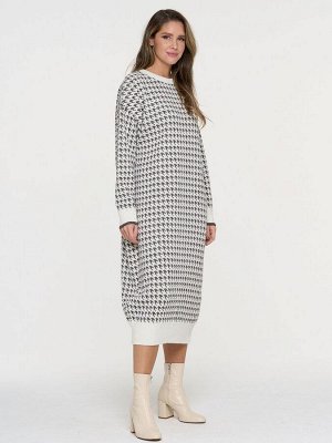Платье женское 9232-92013   504/77 молоко/т.бежевый