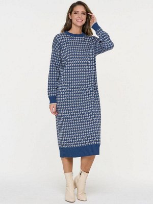 Платье женское 9232-92013   830035/133 т.джинс/св.бежевый