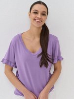 Фуфайка (футболка) женская 5231-3729   00440 сирень