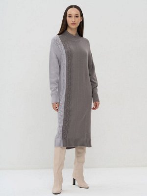 Платье женское 9242-92021   6400173/6100199 титаниум/туман