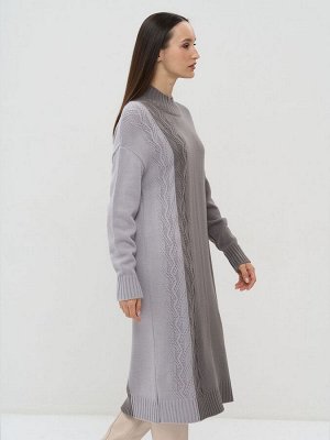 Платье женское 9242-92021   6400173/6100199 титаниум/туман