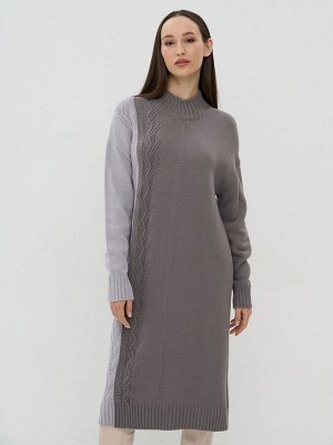 Платье женское 9242-92021   6400173/6100199 титаниум/туман