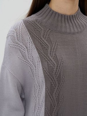 Платье женское 9242-92021   6400173/6100199 титаниум/туман