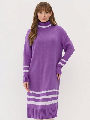 Платье женское 5242-2529   3661/7100102 ирис/пыльная лаванда