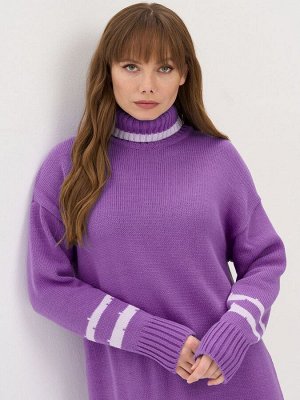 Платье женское 5242-2529   3661/7100102 ирис/пыльная лаванда