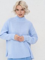 Свитер женский 7232-40191   3100196 голубой