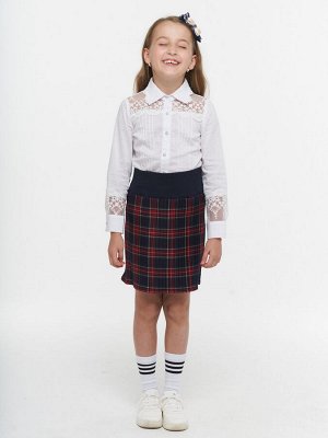 Юбка для девочек 7030   5759 т.синий