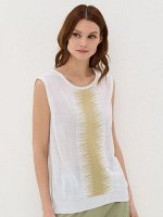 Жилет женский 5231-1767   7001/7076 белый/дайкири