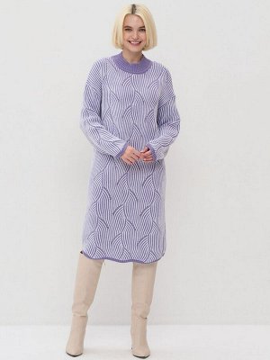 Платье женское 5242-2517   30853/501 лаванда/белый