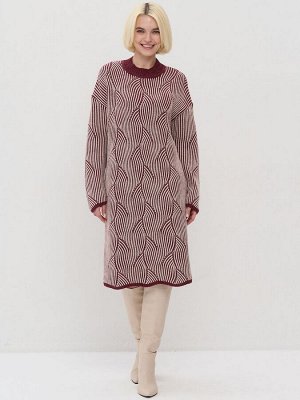 Платье женское 5242-2517   435/600179 винная груша/ваниль