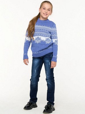 Джемпер детский 5232-10119   30866/293 звёздная пыль/белый