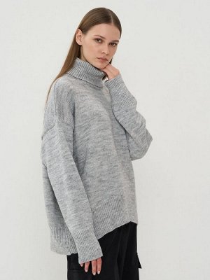 Свитер женский 7232-40164   193 серый меланж