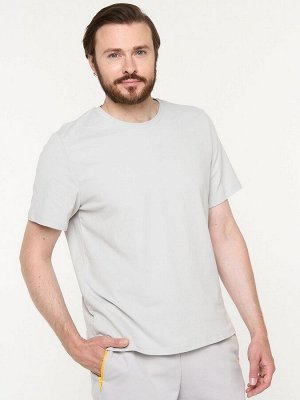 Фуфайка (футболка) мужская 7222-17008/2   ХБ106 пепел