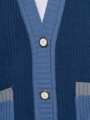 Кардиган женский 5242-1774   830035/3400591/6300243 т.джинс/зимнее утро/арктика